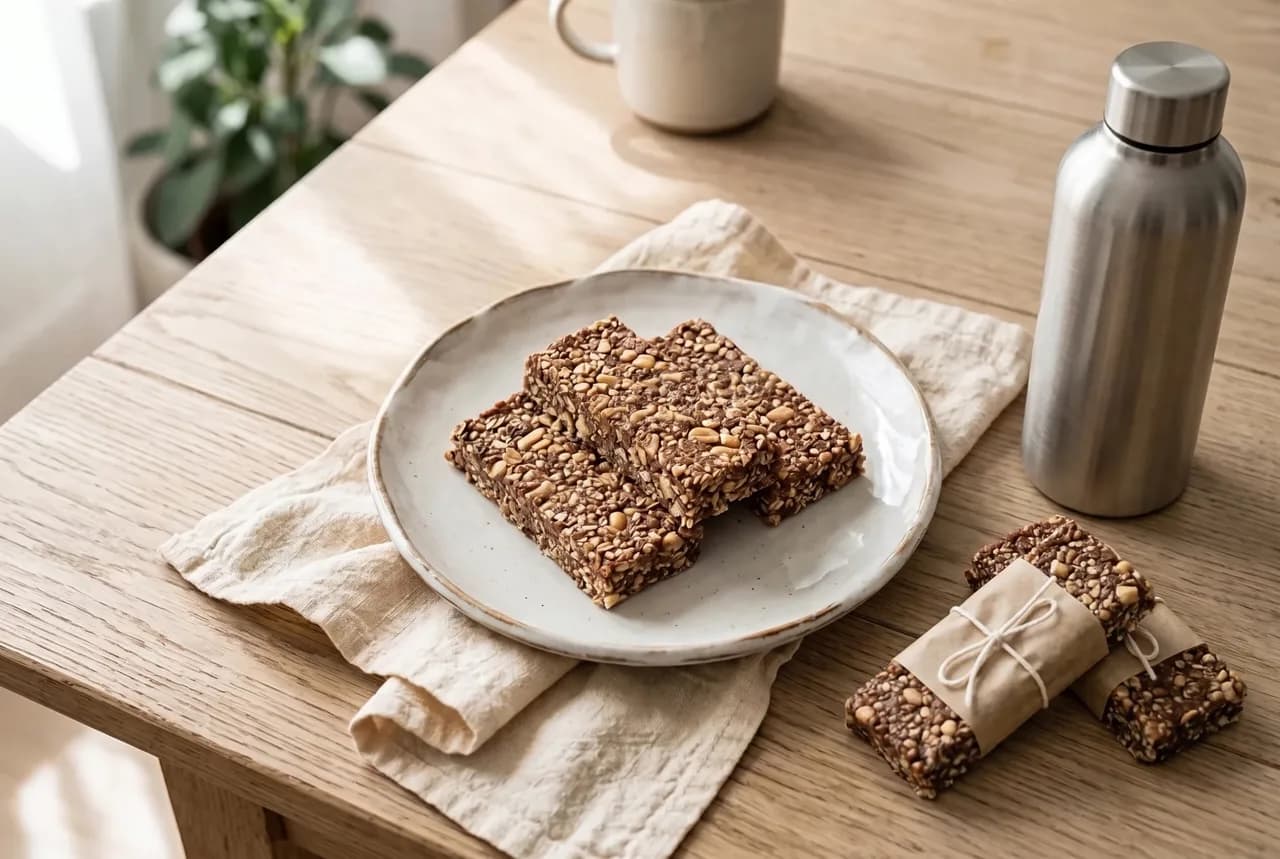Barres protéinées healthy cacao & cacahuètes au sarrasin