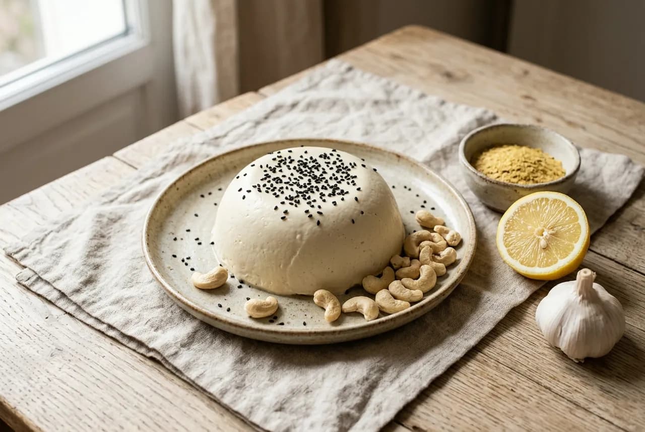 Faux fromage à tartiner aux noix de cajou