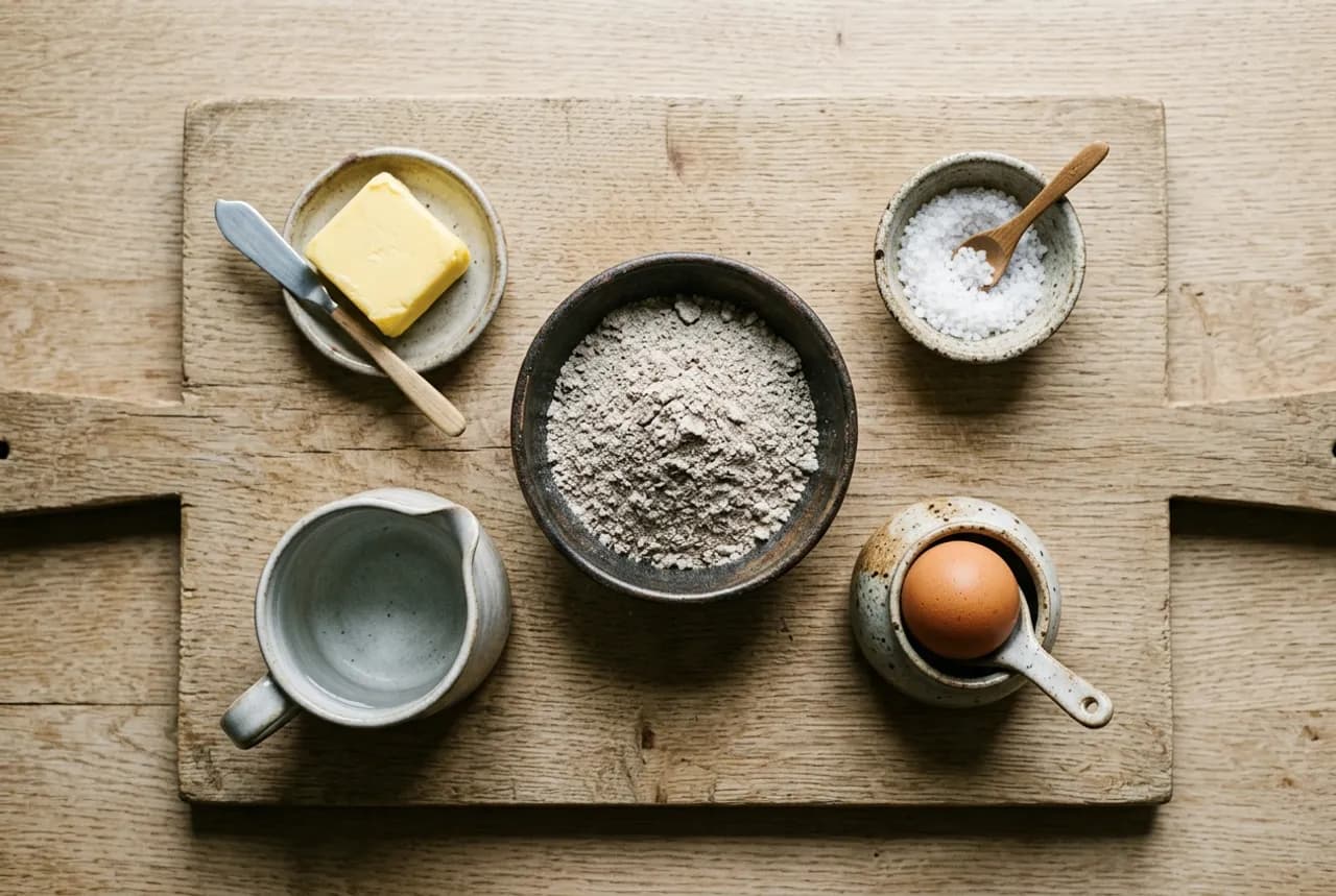 Les ingrédients de la recette : Galettes de sarrasin
