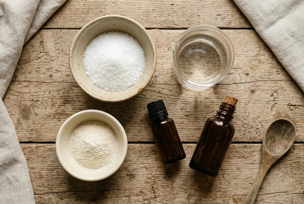 Les ingrédients de la recette : Gel WC maison