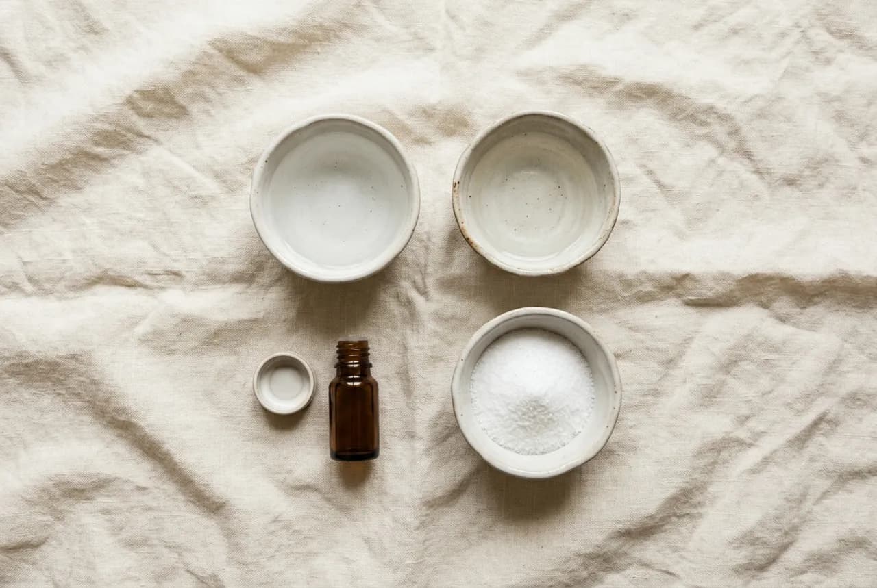 Les ingrédients de la recette : Le spray anticalcaire maison