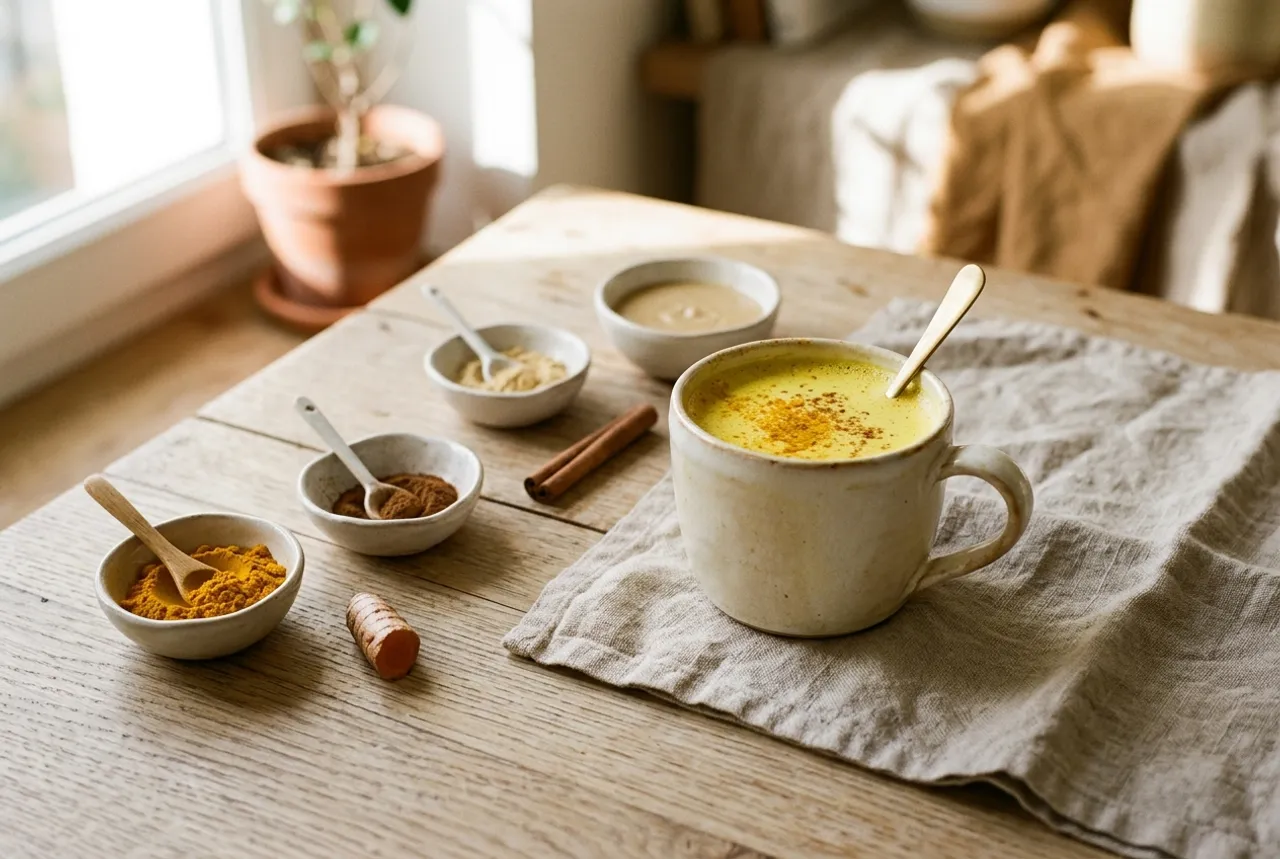 Lait d'or (golden milk) : la recette au Curcuma