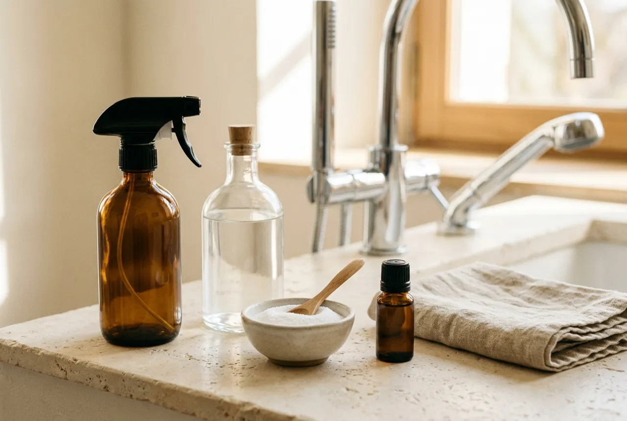 Le spray anticalcaire maison