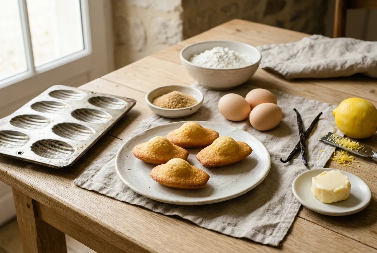 Madeleines sans gluten à la vapeur douce